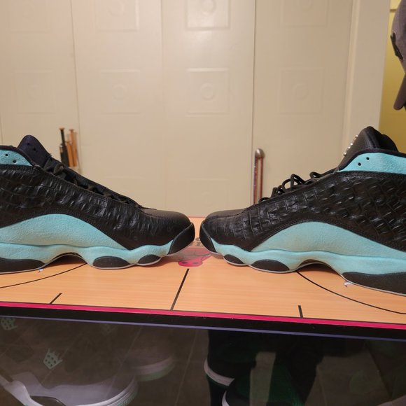 Jordan 13 Retro Black Island Green main image 4